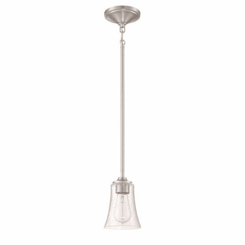 Craftmade Gwyneth 1-LT Mini Pendant - Brushed Polished Nickel - 50491-BNK