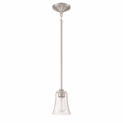Craftmade Gwyneth 1-LT Mini Pendant - Brushed Polished Nickel - 50491-BNK