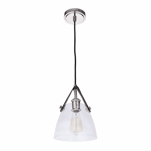 Craftmade Hagen 1 Light Pendant - Polished Nickel - 51391-PLN