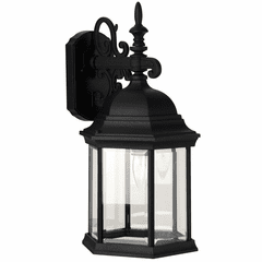 Craftmade Hex Style Large Outdoor Wall Mount - Textured Matte Black - Z694-TB