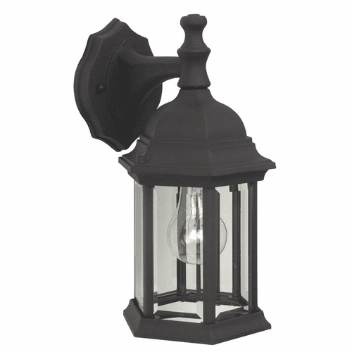 Craftmade Hex Style Medium Outdoor Wall Mount - Textured Matte Black - Z294-TB