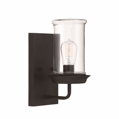 Craftmade Homestead 1-LT Outdoor Wall Sconce - Espresso - 52061-ESP