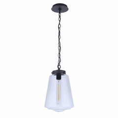 Craftmade Laclede 1 Light Outdoor Pendant - Midnight - ZA3821-MN