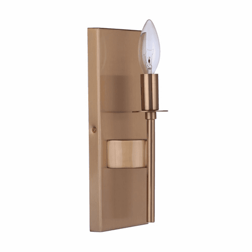 Craftmade Larrson 1-LT Wall Sconce - Satin Brass - 54361-SB