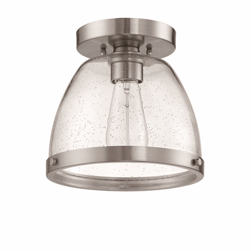 Craftmade Lodie 1-LT 7.5" Flushmount - Brushed Polished Nickel - X1408-BNK