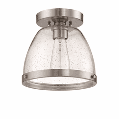 Craftmade Lodie 1-LT 7.5" Flushmount - Brushed Polished Nickel - X1408-BNK