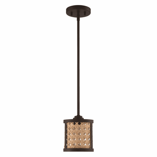 Craftmade Malaya 1-LT Mini Pendant - Aged Bronze Brushed - 54591-ABZ