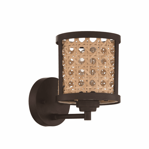 Craftmade Malaya 1-LT Wall Sconce - Aged Bronze Brushed - 54561-ABZ