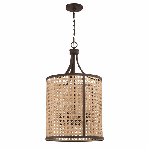 Craftmade Malaya 4-LT Foyer Light - Aged Bronze Brushed - 54534-ABZ