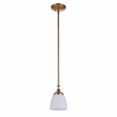 Craftmade Marlowe 1 Light Mini Pendant - Satin Brass - 53791-SB Craftmade Marlowe 1 Light Mini Pendant - Satin Brass - 53791-SB