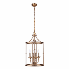 Craftmade Marlowe 4 Light Foyer - Satin Brass - 53734-SB