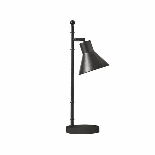 Craftmade Metal Desk Lamp with USB Port - Flat Black - 86251