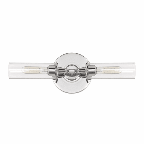 Craftmade Modina 2-LT Linear Wall Sconce - Chrome - 38002-CH