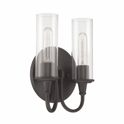 Craftmade Modina 2-LT Wall Sconce - Espresso - 38062-ESP