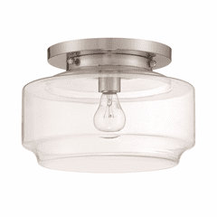 Craftmade Peri 1-LT 12" Flushmount - Brushed Polished Nickel - X3112-BNK