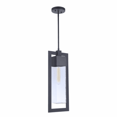 Craftmade Perimeter 1 Light Outdoor Pendant - Midnight - ZA4021-MN