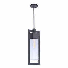 Craftmade Perimeter 1 Light Outdoor Pendant - Midnight - ZA4021-MN Craftmade Perimeter 1 Light Outdoor Pendant - Midnight - ZA4021-MN
