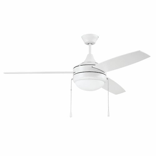 Craftmade Phaze 3 Blade 52" Phaze 3 Ceiling Fan - White - PHA52W3