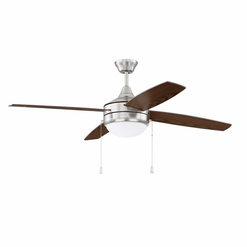 Craftmade Phaze 4 Blade 52" Phaze 4 Ceiling Fan - Polished Nickel - PHA52BNK4