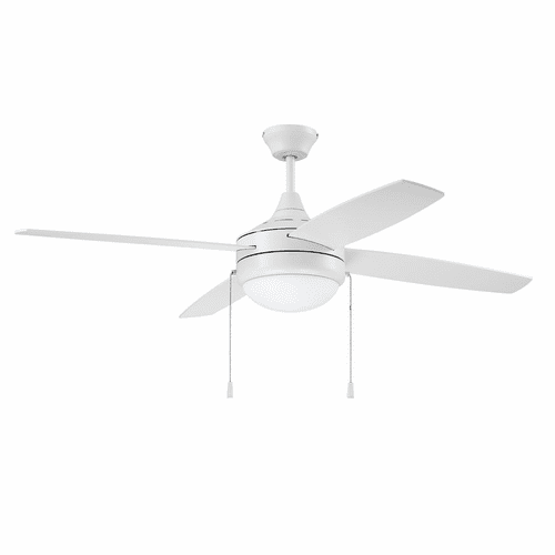 Craftmade Phaze 4 Blade 52" Phaze 4 Ceiling Fan - White - PHA52W4