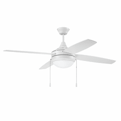 Craftmade Phaze 4 Blade 52" Phaze 4 Ceiling Fan - White - PHA52W4 Craftmade Phaze 4 Blade 52" Phaze 4 Ceiling Fan - White - PHA52W4