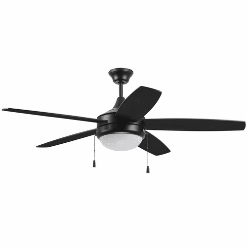 Craftmade Phaze 52" Ceiling Fan w/Light Kit - Flat Black - EPHA52FB5