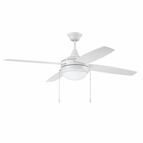 Craftmade Phaze 52" Ceiling Fan w/Light Kit - White - EPHA52W4