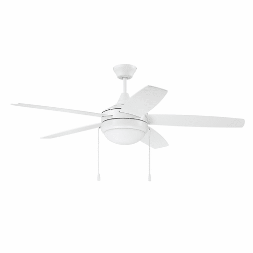 Craftmade Phaze 52" Ceiling Fan w/Light Kit - White - EPHA52W5