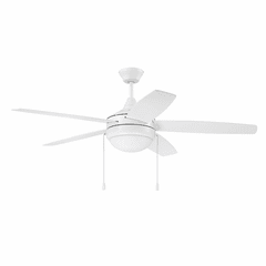 Craftmade Phaze 52" Ceiling Fan w/Light Kit - White - EPHA52W5 Craftmade Phaze 52" Ceiling Fan w/Light Kit - White - EPHA52W5