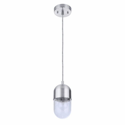 Craftmade Pill 1-LT Mini Pendant - Brushed Polished Nickel - 55091-BNK