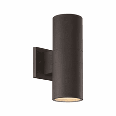 Craftmade Pillar 1-LT Outdoor Wall Lantern - Matte Black - ZA2120-TB-LED