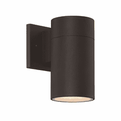Craftmade Pillar 1-LT Outdoor Wall Lantern - Matte Black - ZA2124-TB-LED