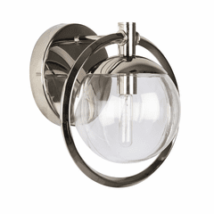 Craftmade Piltz 1-LT Vanity Light - Polished Nickel - 45501-PLN