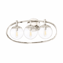 Craftmade Piltz 3-LT Vanity Light - Polished Nickel - 45503-PLN