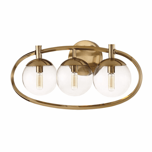 Craftmade Piltz 3-LT Vanity Light - Satin Brass - 45503-SB