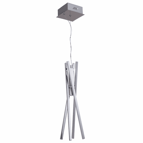 Craftmade Pinnacle 4 Arm LED Chandelier - Chrome - 45724-CH-LED