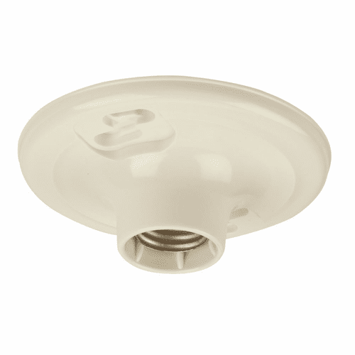 Craftmade Plastic Keyless Socket Lamp Holder - White - K212-P