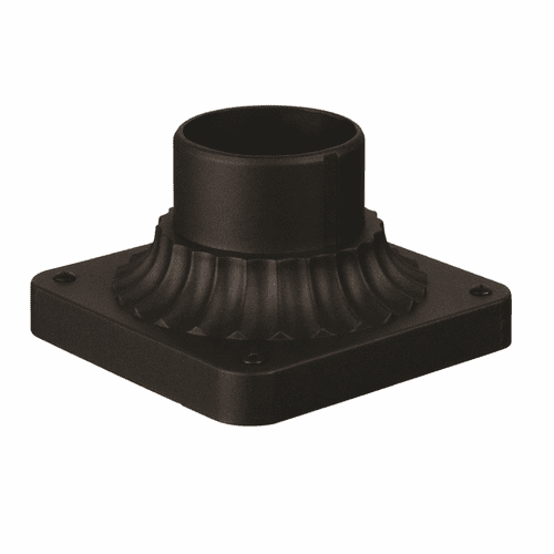 Craftmade Pole Adapter Cast Post Head Adapter - Textured Matte Black - Z200-TB