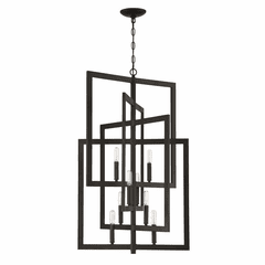 Craftmade Portrait 8-LT Foyer Light - Espresso - 44938-ESP Craftmade Portrait 8-LT Foyer Light - Espresso - 44938-ESP