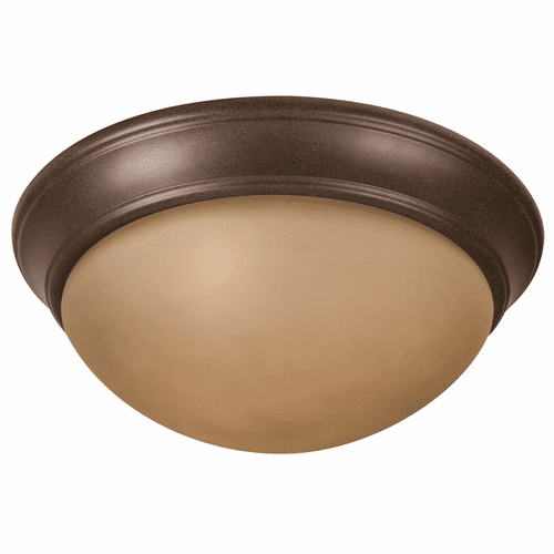 Craftmade Pro Builder 3-LT 15" Flushmount - Aged Bronze Textured - XPP15AG-3A