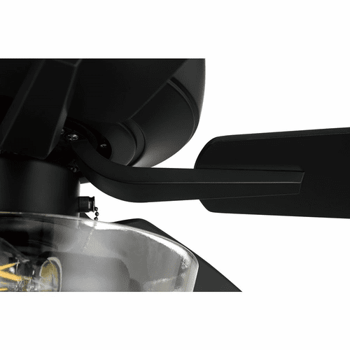 Craftmade Pro Plus 52" Ceiling Fan w/Light Kit - Flat Black - P101FB5-52FBGW