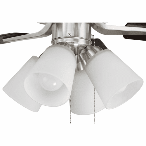 Craftmade Pro Plus 52" Ceiling Fan w/Light Kit - Polishd Nickel - P114BNK5-52DWGWN