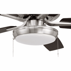 Craftmade Pro Plus 52" Ceiling Fan w/Light Kit - Polishd Nickel - P119BNK5-52DWGWN Craftmade Pro Plus 52" Ceiling Fan w/Light Kit - Polishd Nickel - P119BNK5-52DWGWN