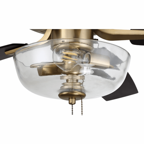 Craftmade Pro Plus 52" Ceiling Fan w/Light Kit - Satin Brass - P101SB5-52BWNFB