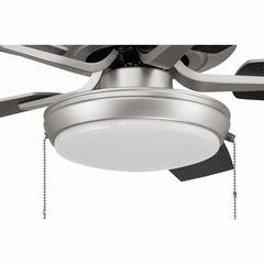 Craftmade Pro Plus 52" Ceiling Fan w/Light Kit - Satin Nickel - P119BN5-52BNGW Craftmade Pro Plus 52" Ceiling Fan w/Light Kit - Satin Nickel - P119BN5-52BNGW