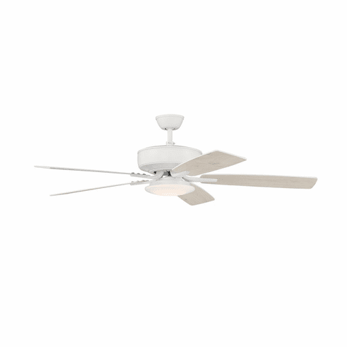 Craftmade Pro Plus 52" Ceiling Fan w/Light Kit - White - P112W5-52WWOK