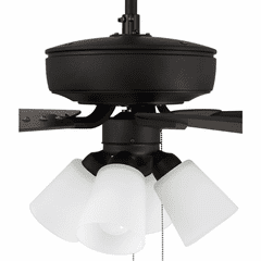Craftmade Pro Plus 52" Ceiling Fan with 4 Light Kit - Espresso - P114ESP5-52ESPWLN Craftmade Pro Plus 52" Ceiling Fan with 4 Light Kit - Espresso - P114ESP5-52ESPWLN
