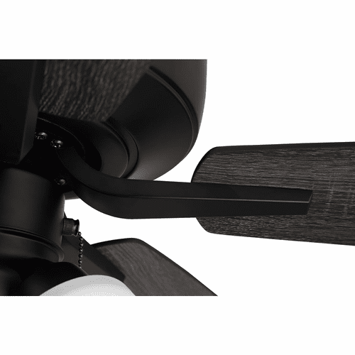 Craftmade Pro Plus 52" Ceiling Fan with 4 Light Kit - Flat Black - P114FB5-52FBGW