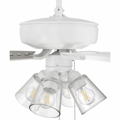 Craftmade Pro Plus 52" Ceiling Fan with 4 Light Kit - White - P104W5-52WWOK