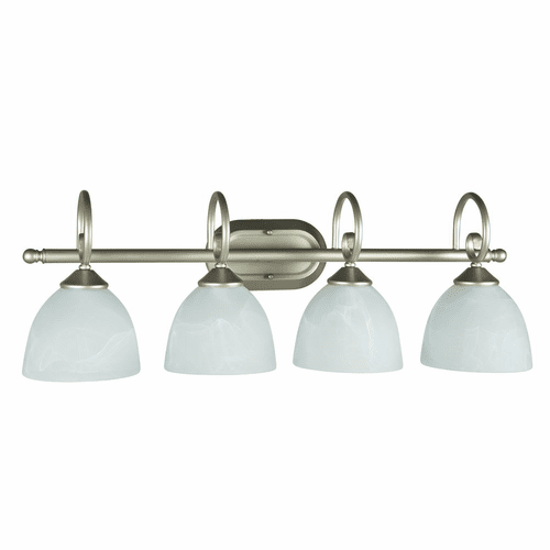 Craftmade Raleigh 4-LT Vanity Light - Satin Nickel - 25304-SN